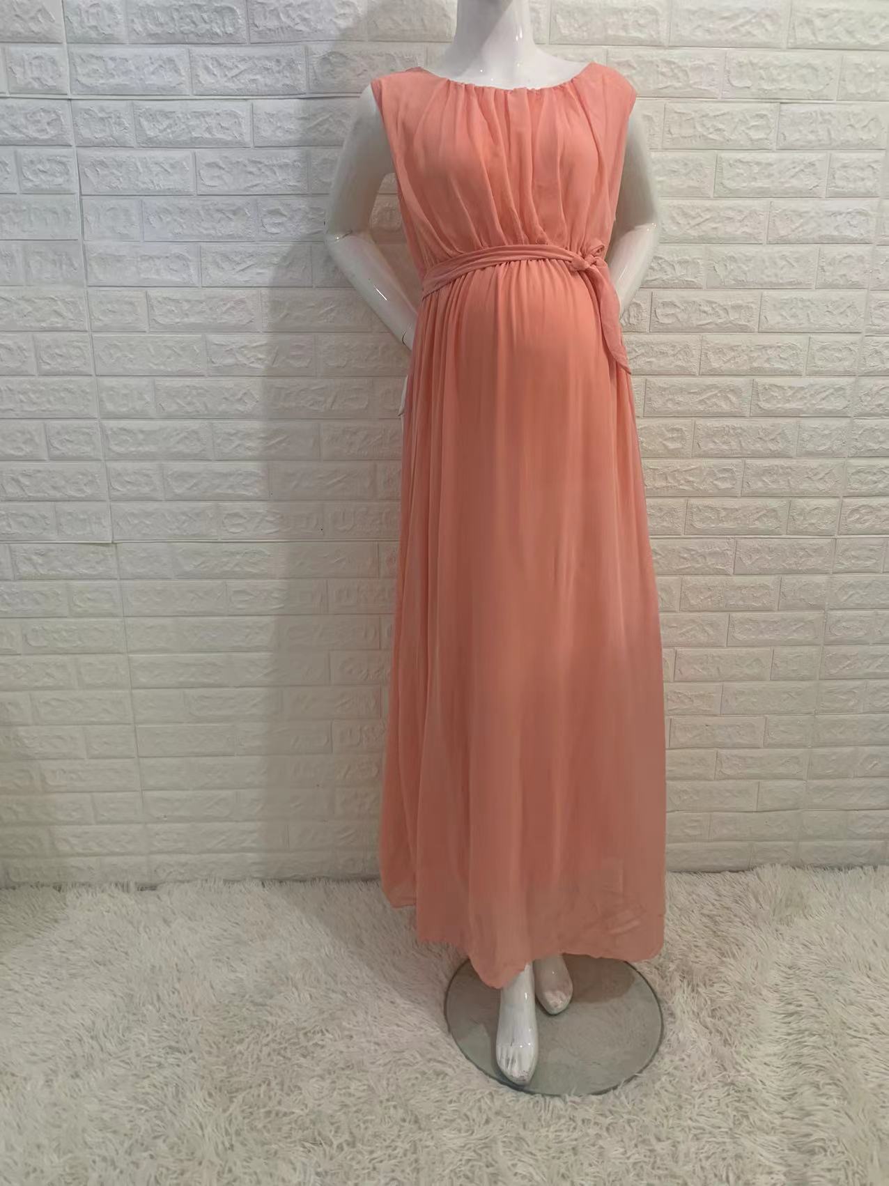Maternity Wear - Women Dresses 2026 European round-neck solid
