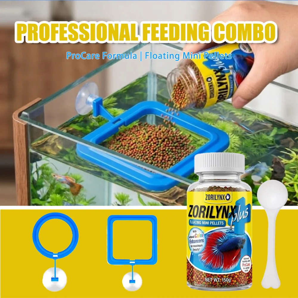 Feeding - Betta Fish Food Floating Mini Pellets