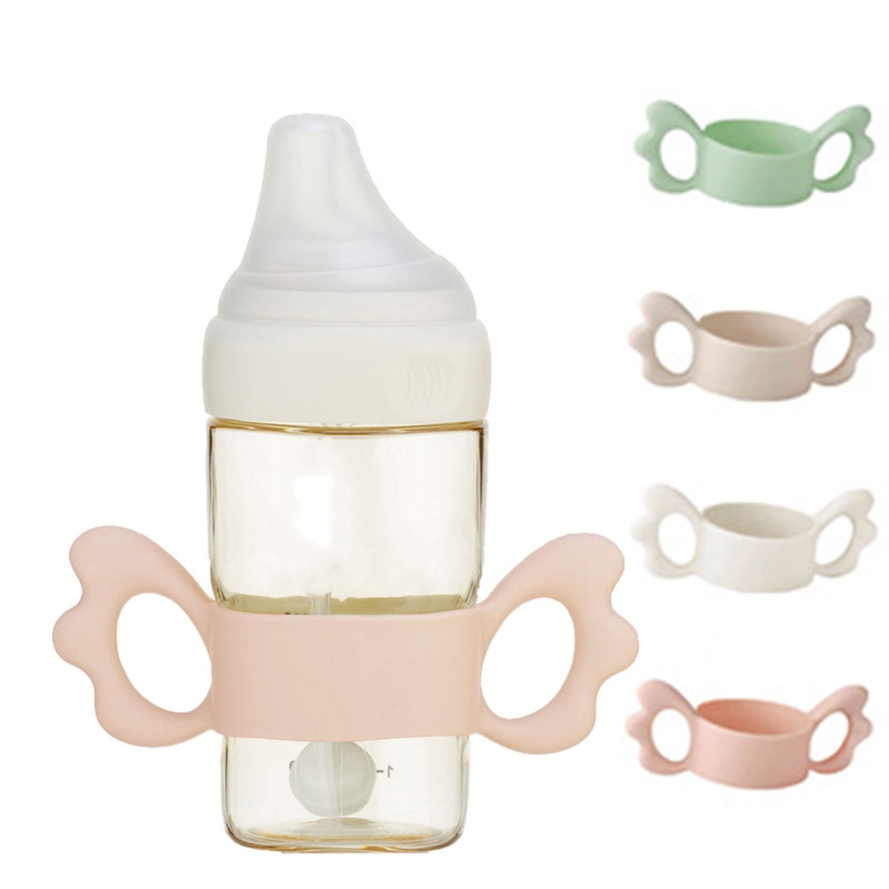 Baby Gear - Newborn Bottle Grip Handle Infants Wide