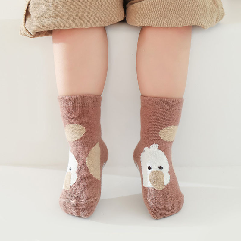 5 Pairs Kids Non-Slip Socks Cu - Unisex Baby Socks Non Slip review and price