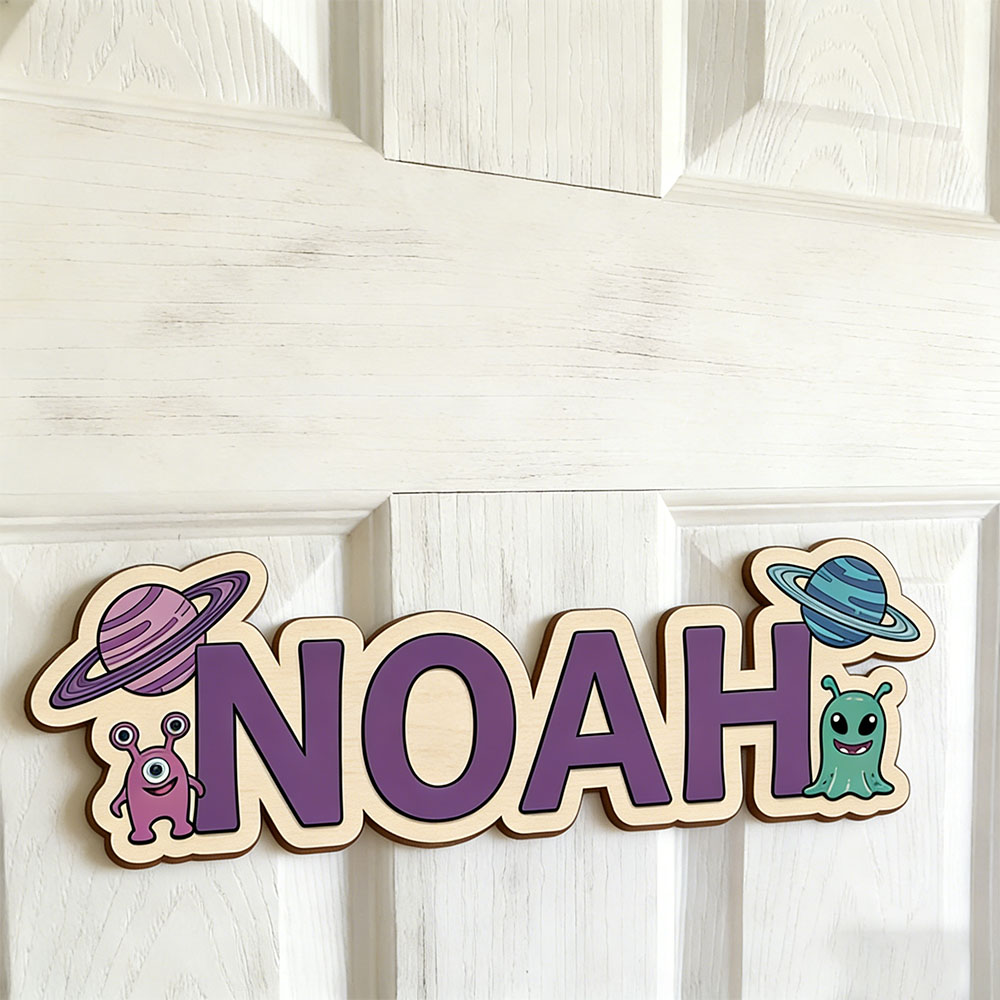 Personalized Alien & Planet Na - Nursery review and price