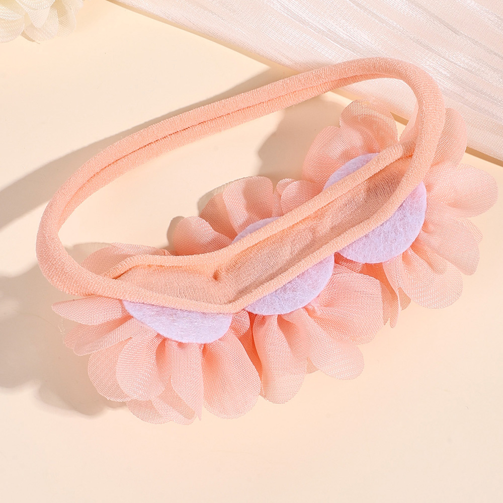 3Pcs Chiffon Flower Headbands  - Baby Gear review and price