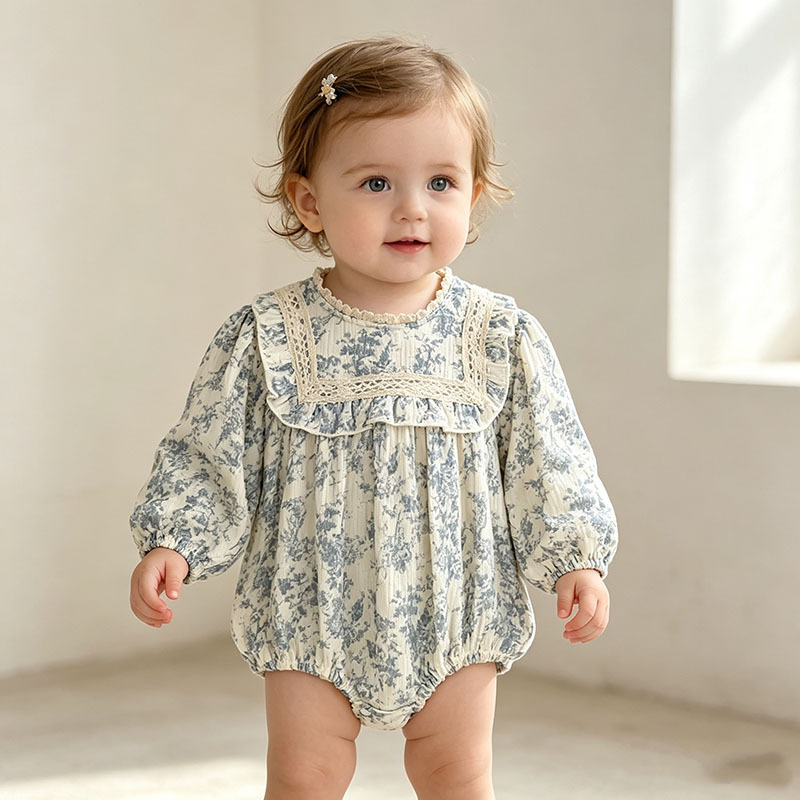 Baby Girl Floral Romper Long P - Newborn Baby Girl Romper Floral review and price