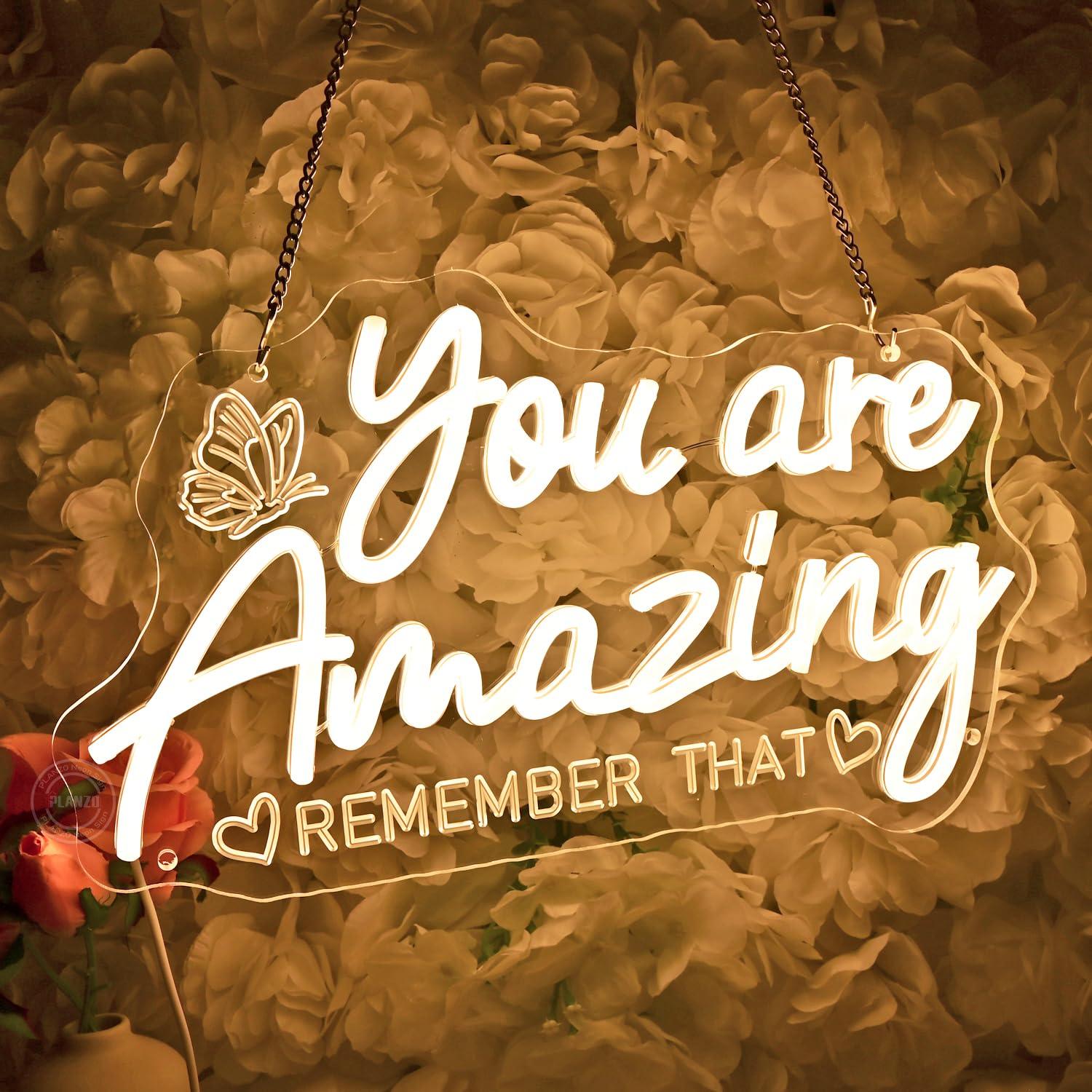 You Are Amazing Neon Sign Dimm - Nursery review and price