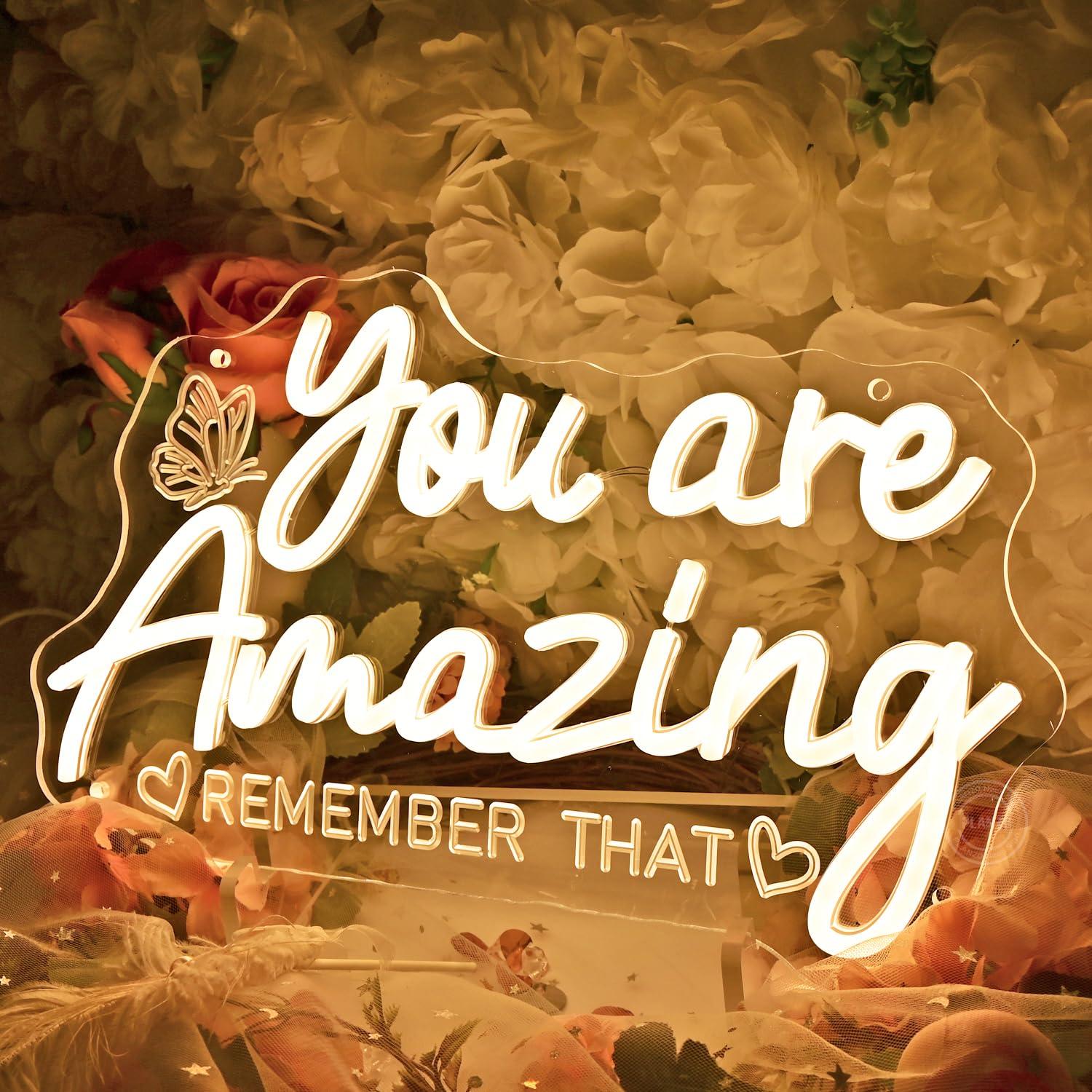 You Are Amazing Neon Sign Dimm - Nursery review and price